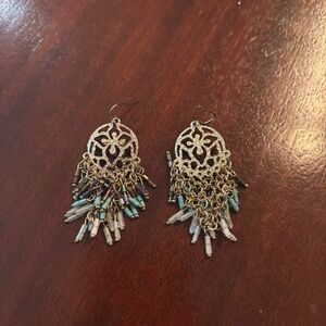 Silver dangly earrings